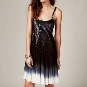 Free People Daydream Supernova Size 6 Ombre Sequin Dress